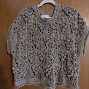 HYFVE Textured Knit Sweater in Taupe